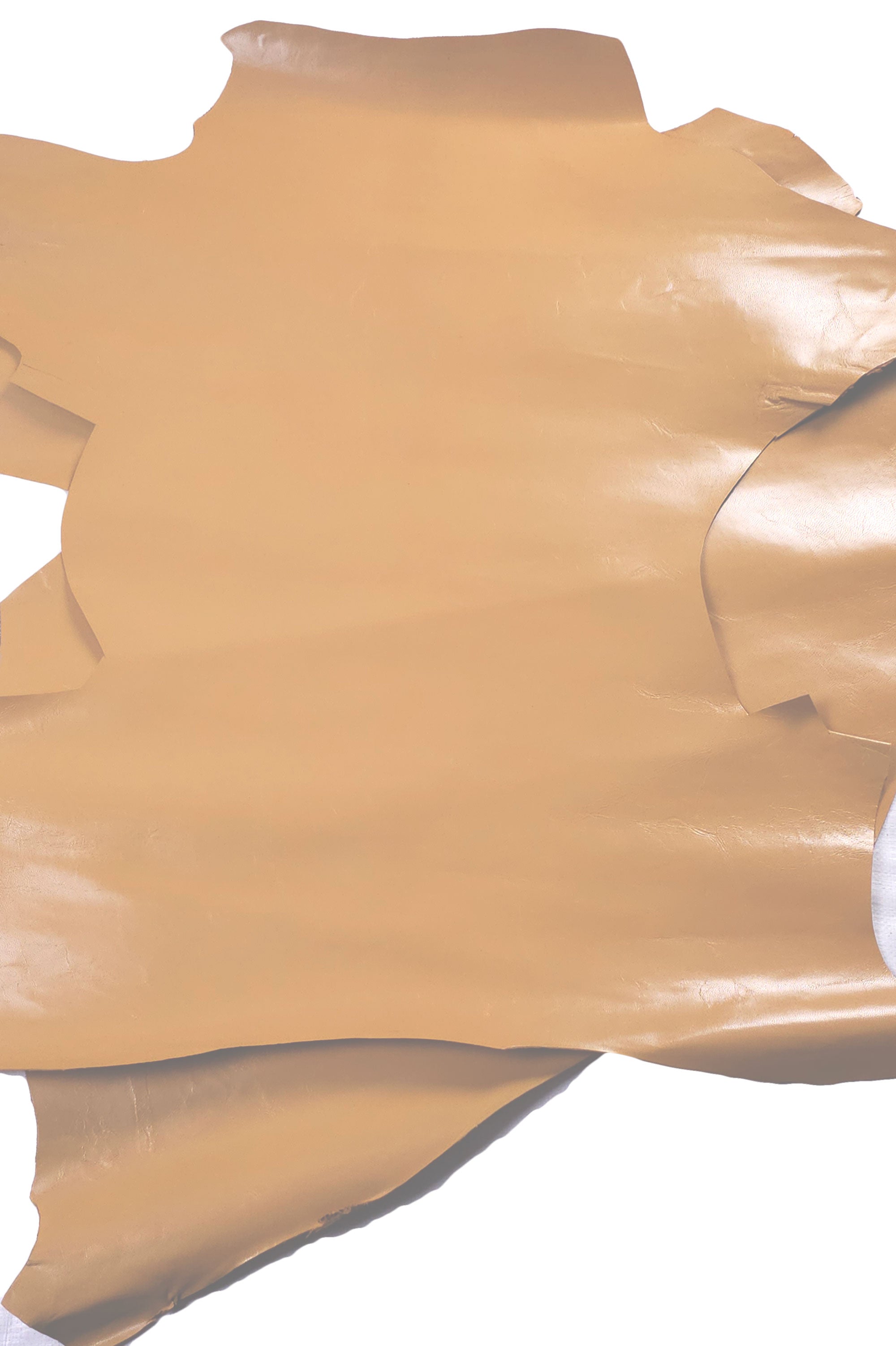 Mustard Yellow Goatskin Leather Offcuts for Craft Projects