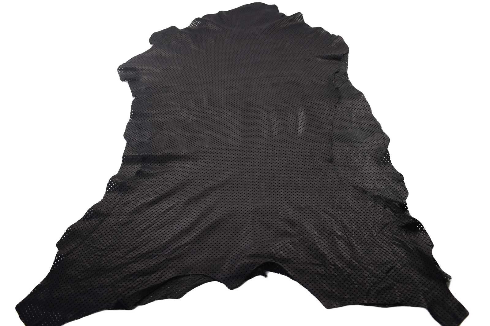 Soft Black perforated sheepskin 7 sq ft