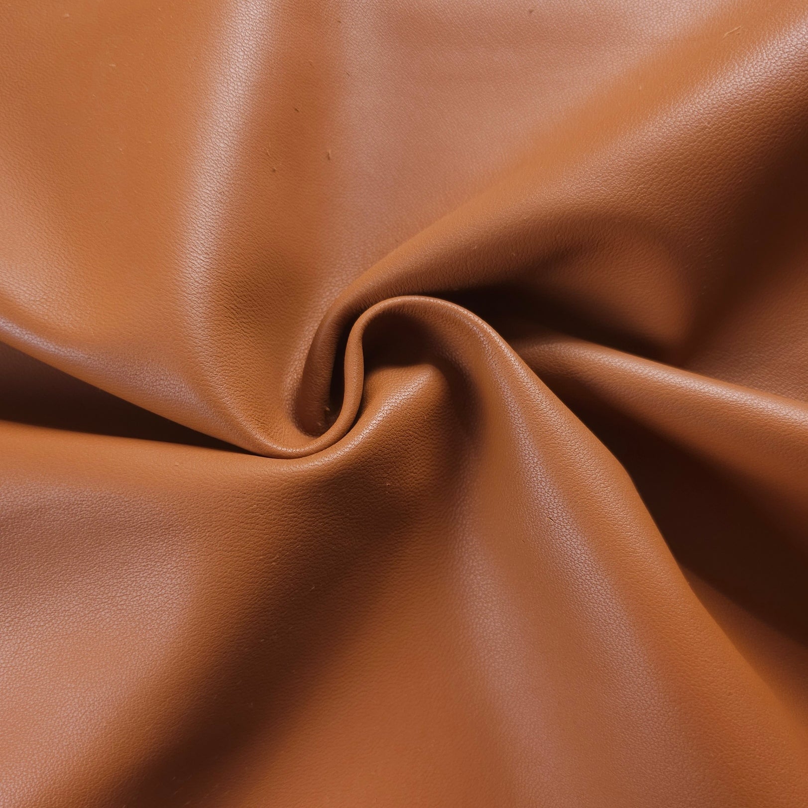 Sheepskin Nappa hides folded showing soft temper and natural drape