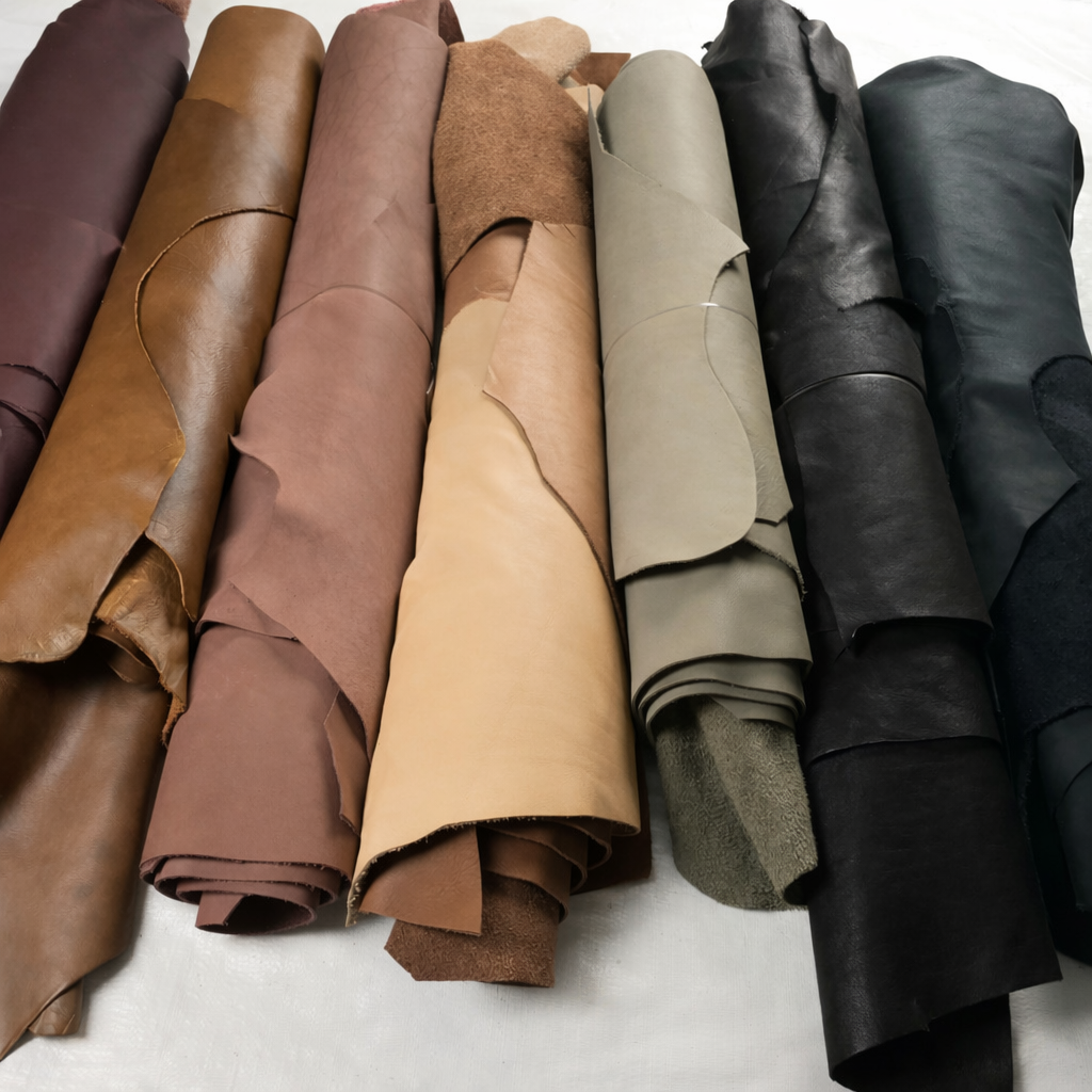 Leather Bundles | 20 sq ft Semi-Aniline Cowhide