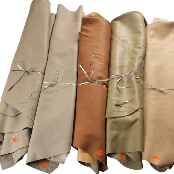 Leather Bundles | 20 sq ft Semi-Aniline Cowhide