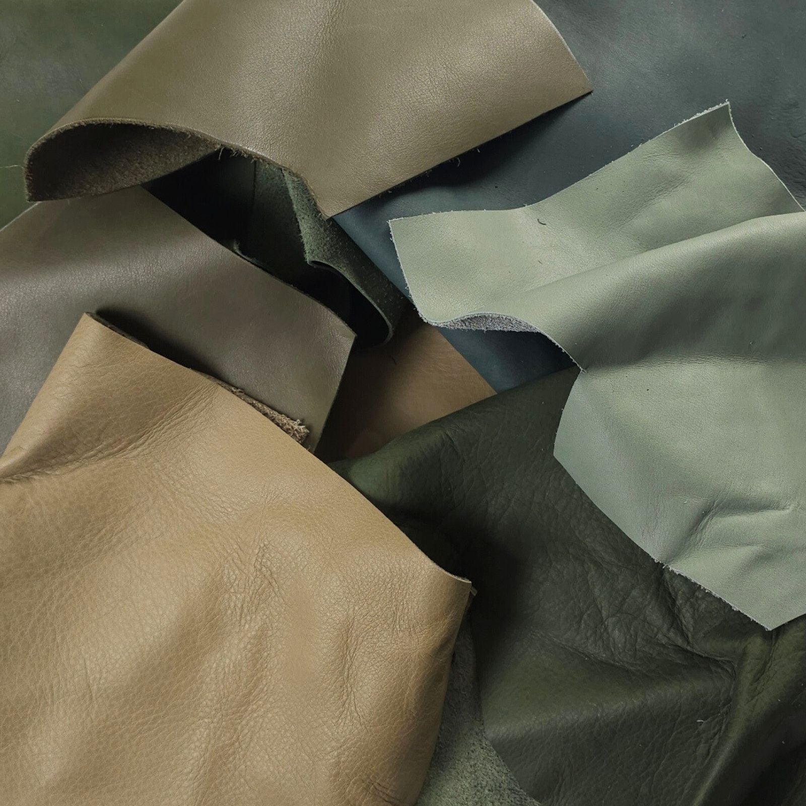 Small Leather Scraps | Genuine Cowhide Offcuts