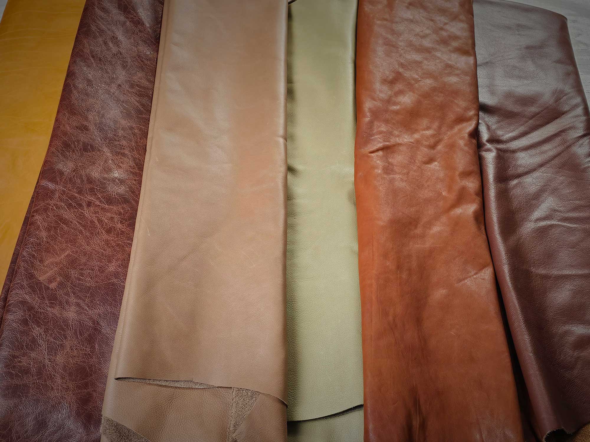 Leather Scraps Lot assorted colors and thickness crafting Leather work