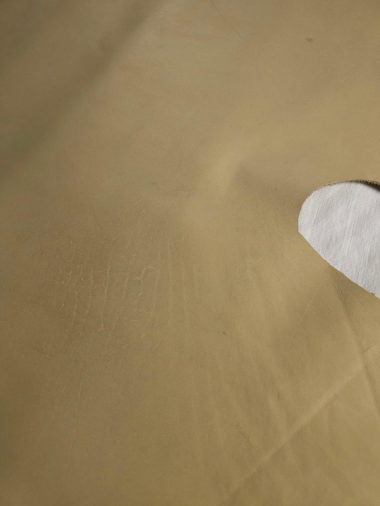 Natural Beige Side Smooth 15 sq ft | Split  cowhide 0.8 -to 1 mm