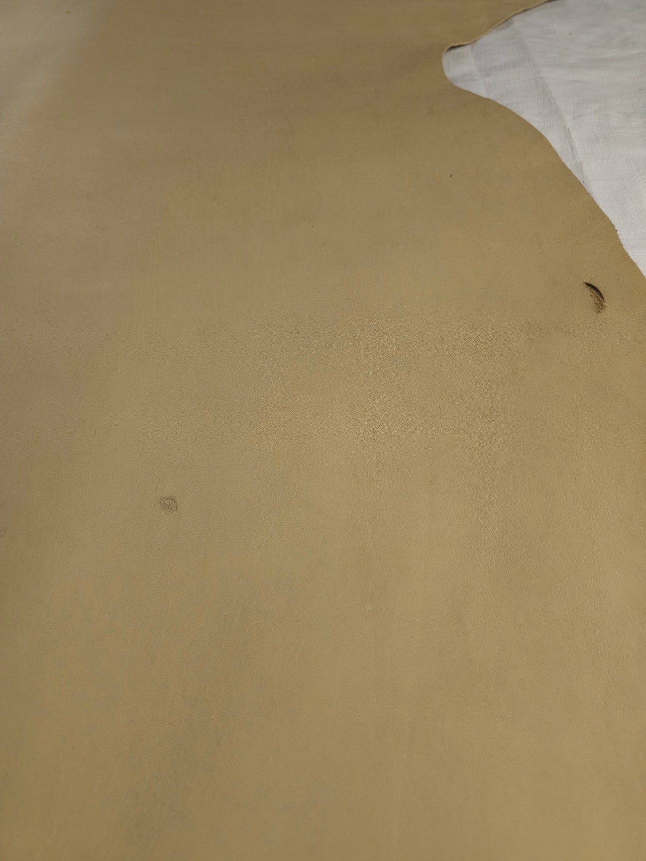 Natural Beige Side Smooth 15 sq ft | Split  cowhide 0.8 -to 1 mm