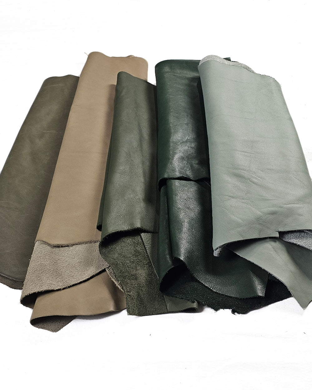 Full-Grain Leather Offcuts | Upholstery Leather Remnants for Crafts