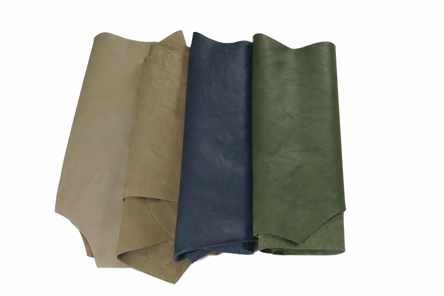 Medium Leather Pieces – Solid Colours (1–2 sq ft)