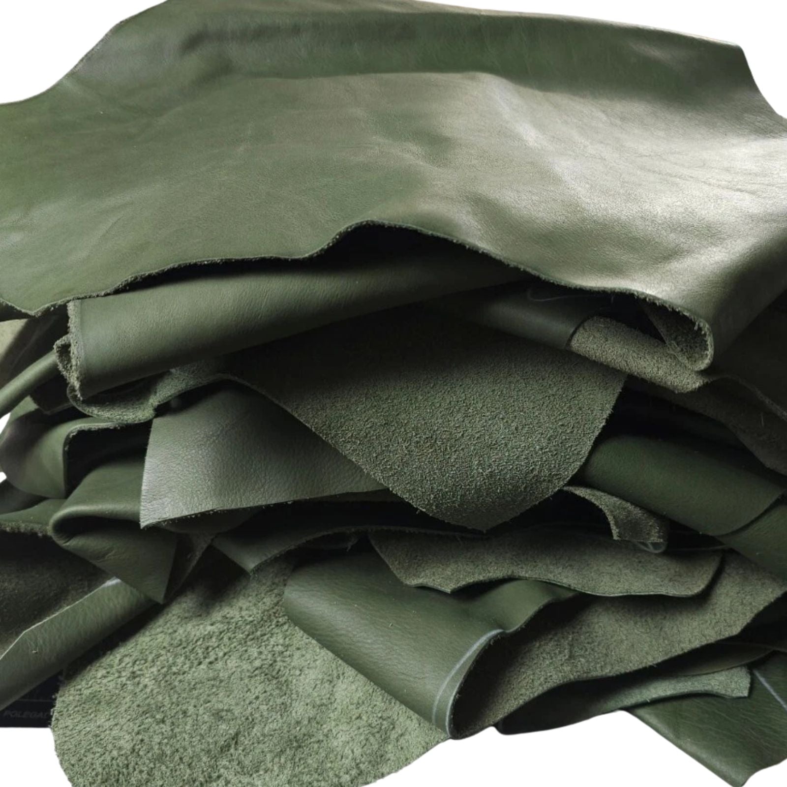 Medium Leather Pieces – Solid Colours (1–2 sq ft)