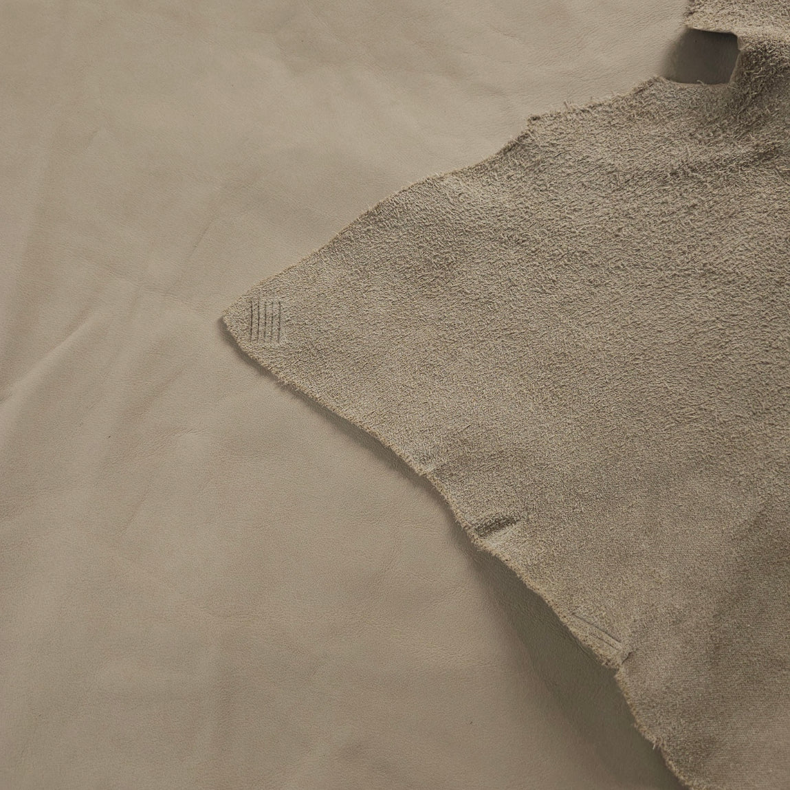 Almond Beige Leather for Craft Projects