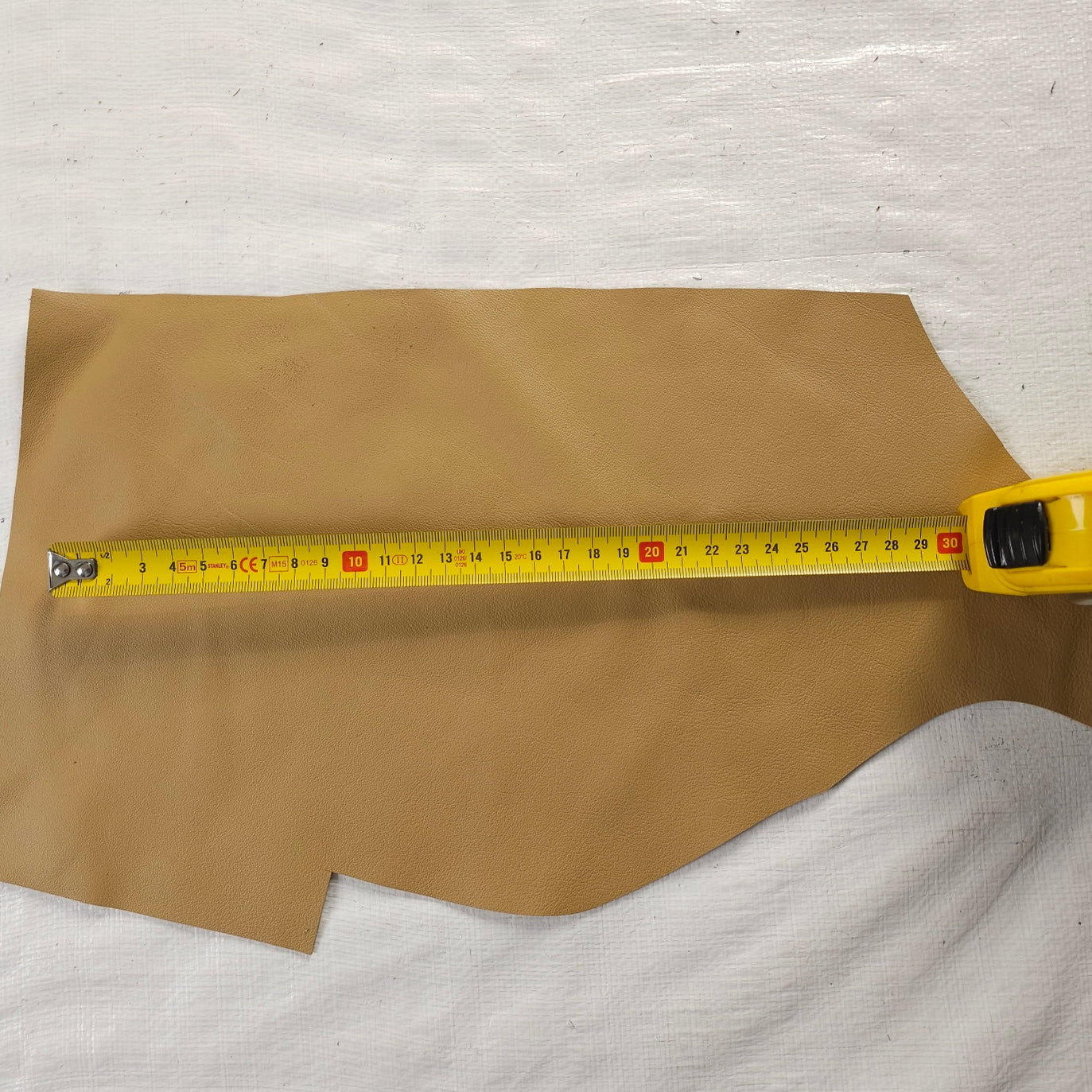Assorted Beige Mixed Grain Leather Offcuts