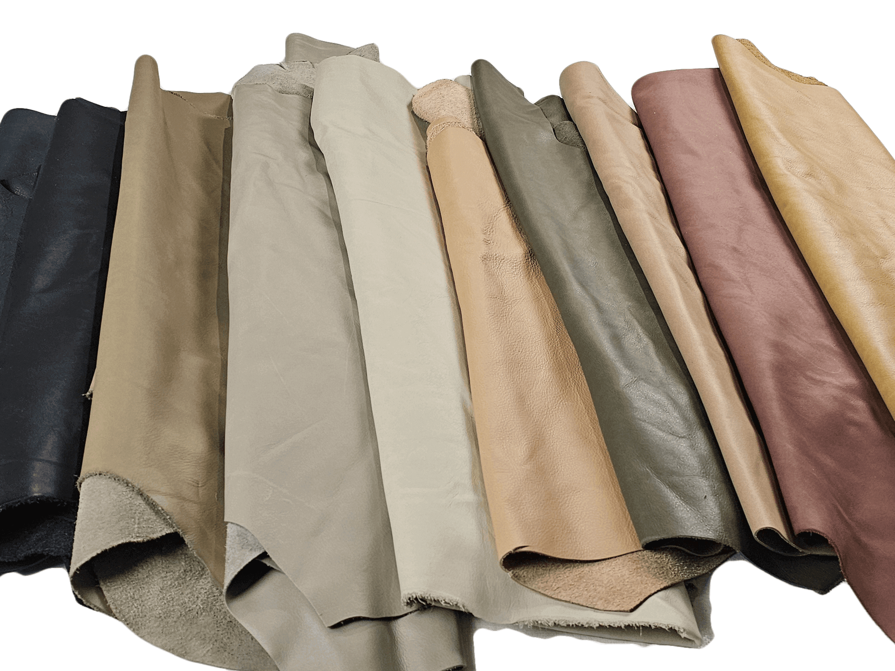 Large leather offcuts - Assorted Colour 3 - 5 sq ft