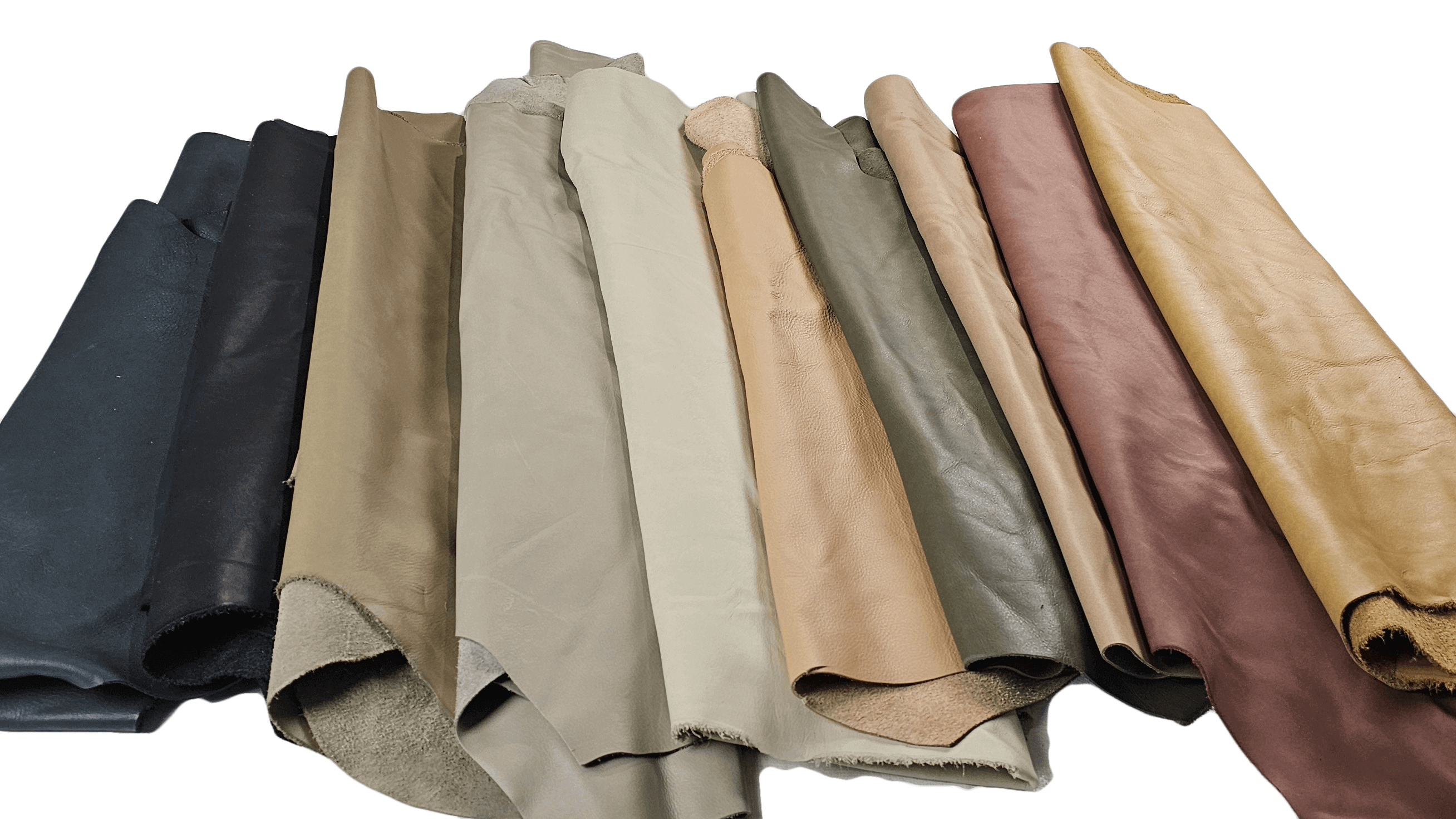 Large leather offcuts - Assorted Colour 3 - 5 sq ft