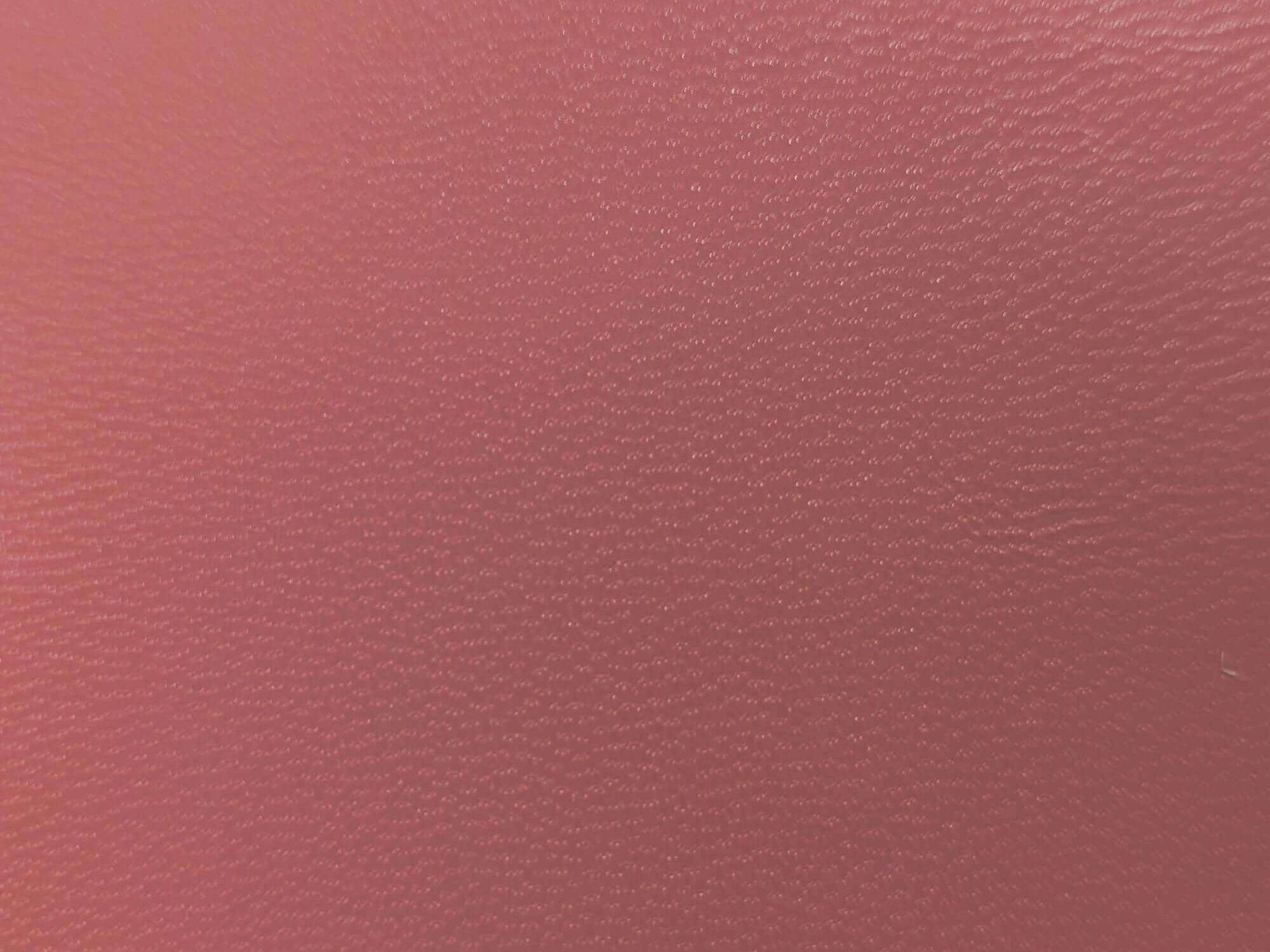 Closeup of Reddish Pink goatskin hide 3 sq. ft