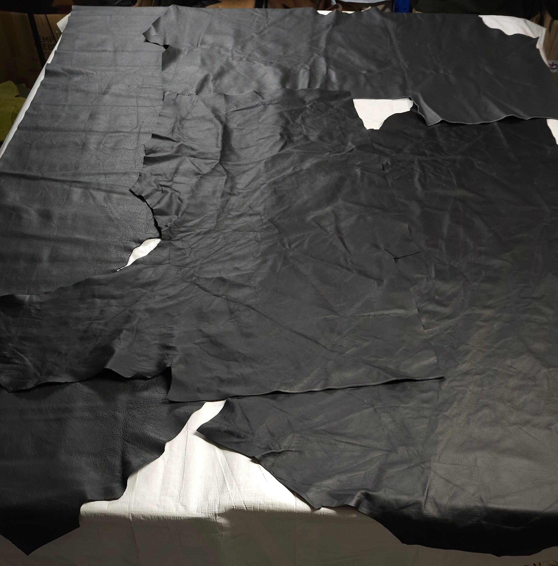 Black + Dark Grey combo cowhide bundle 20 sq. ft