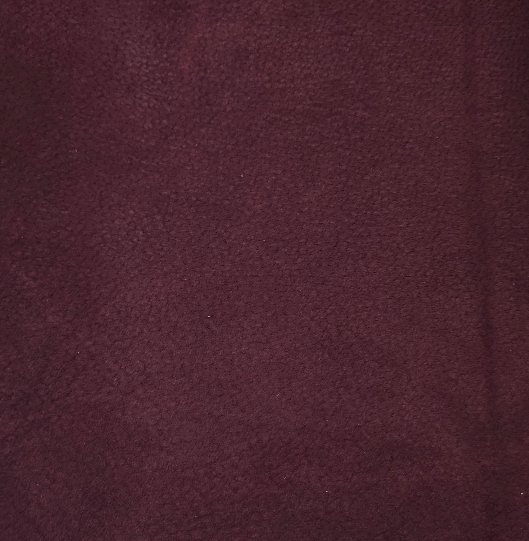 Burgundy suede pigskin hide