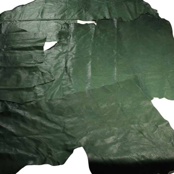 Deep Forest Green Full-Grain Veg-Tan Leather Bundles