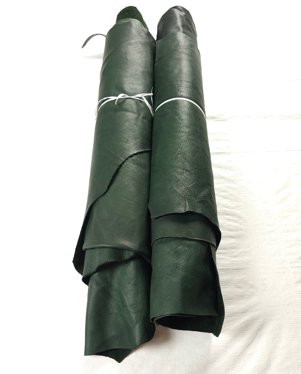 Forest Green Veg-Tan Leather Bundles for Leathercraft