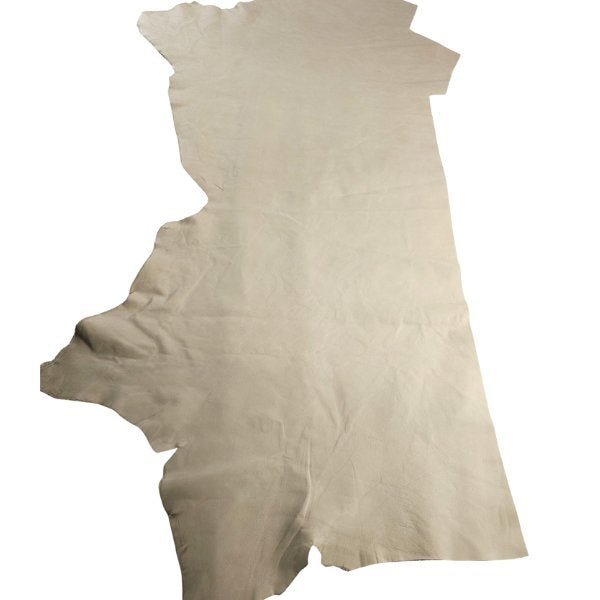 Full-Grain Almond Beige Cowhide Leather