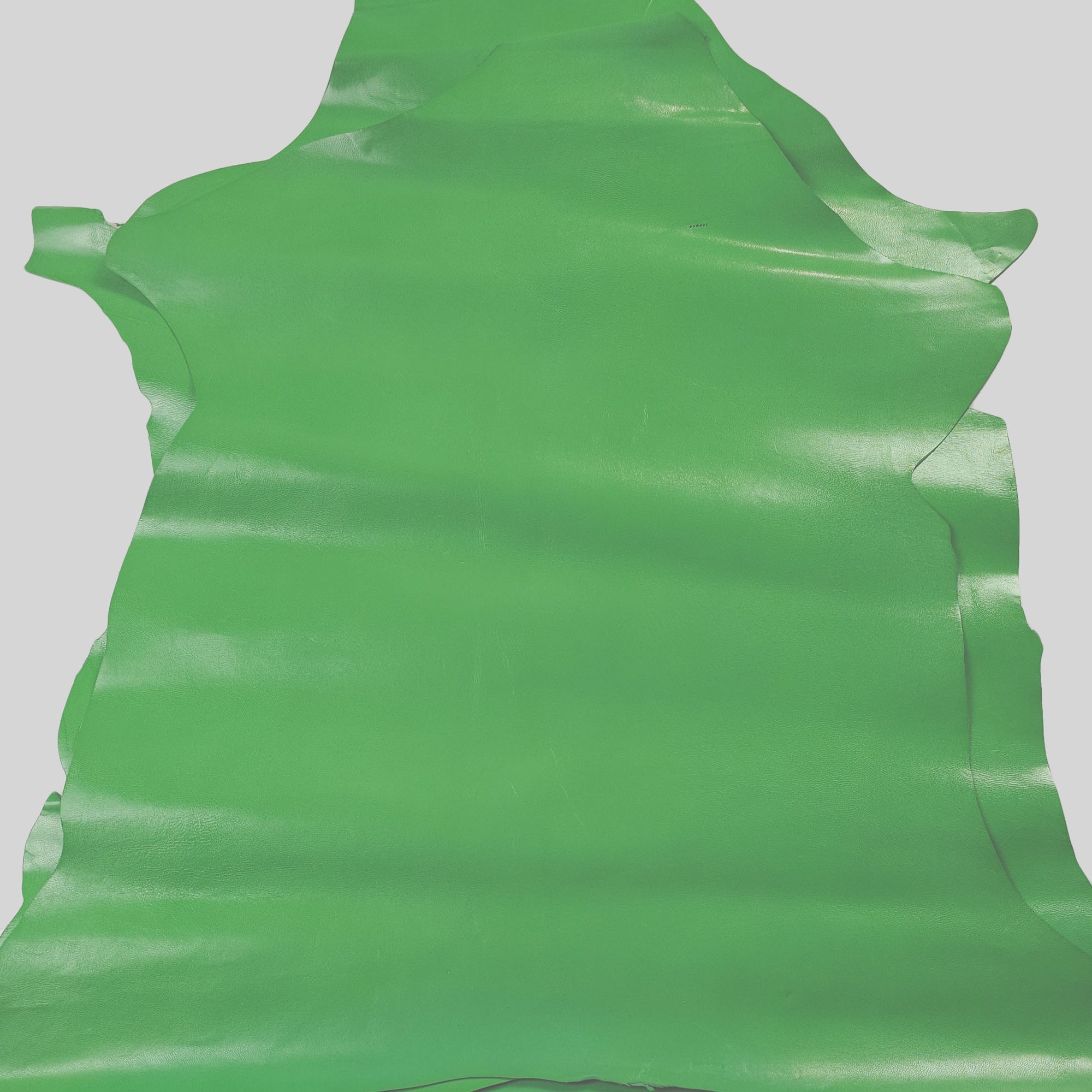 Bright Green goatskin hide 2 - 3 sq. ft