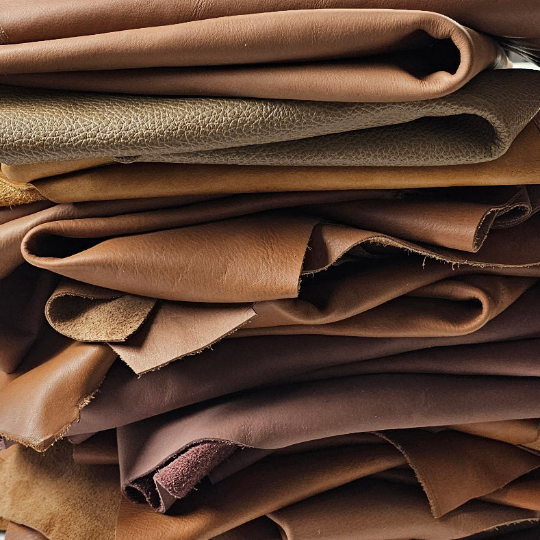 Medium Leather Pieces – Colour Families (1–2 sq ft)