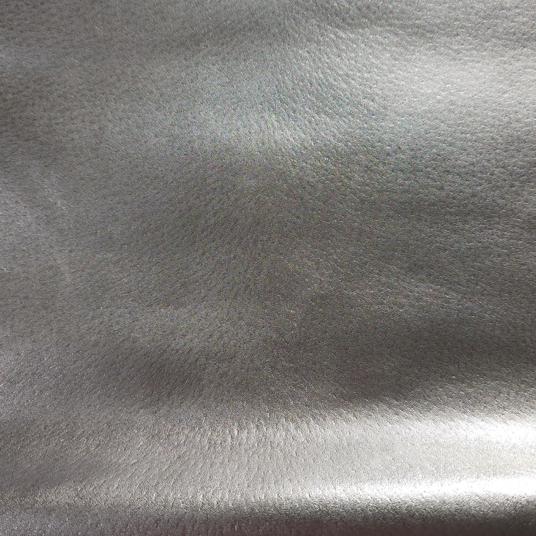 Semi Stiff Silver Pigskin for Accessories
