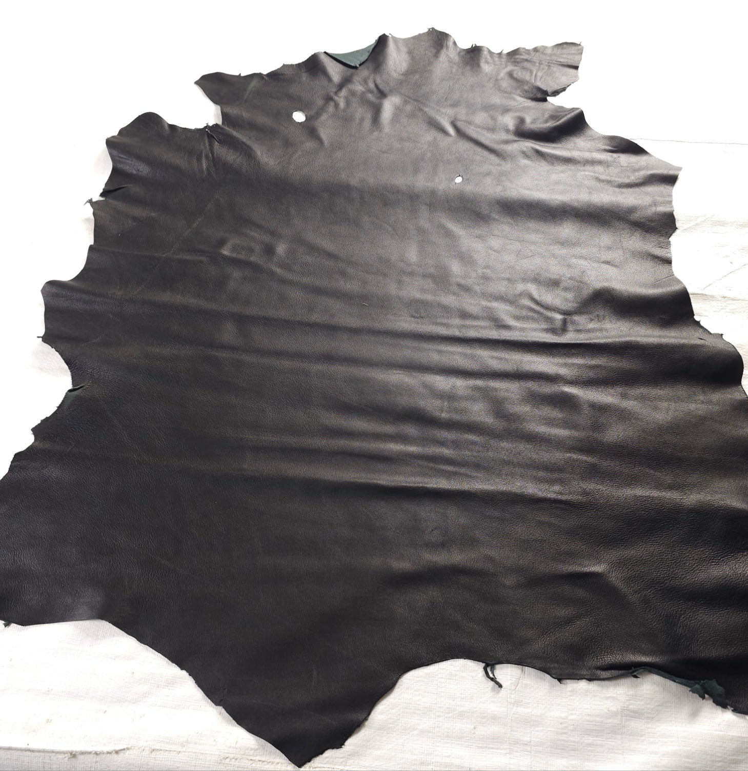 Sheepskin Nappa Black Hide 6.2 sq ft