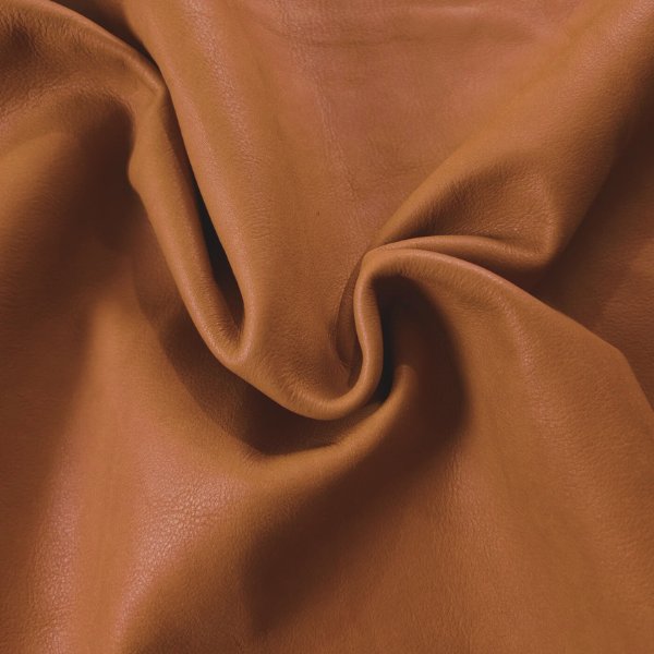 Smooth Tan Vegetable Tanned Cowhide Piece
