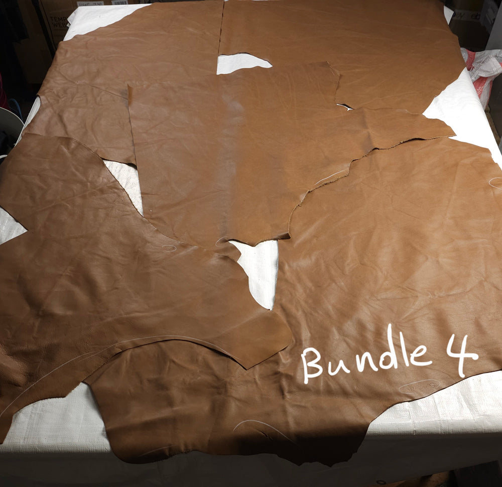 Soft and flexible cowhide leather pieces for easy crafting