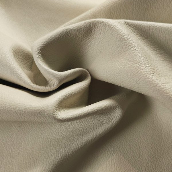 Stone Beige Leather Piece 105 x 95 cm