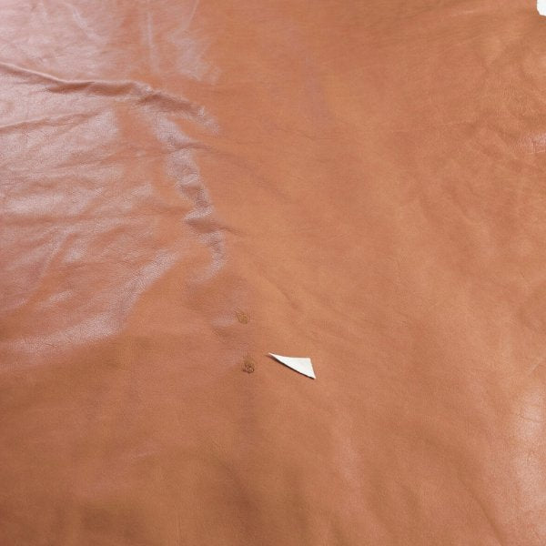 Smooth Tan Leather for Wallets and Journals