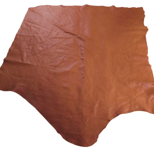 Tan Veg-Tanned Leather Piece 110 x 105 cm