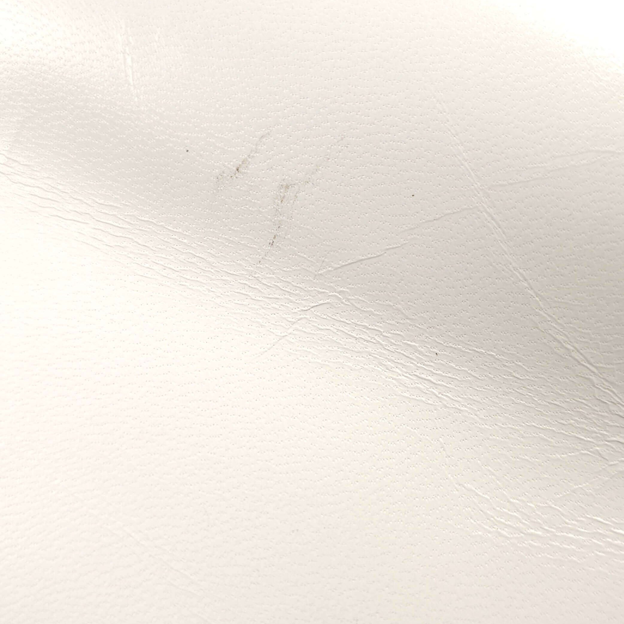 Closeup of White goatskin hide 3.9 sq. ft